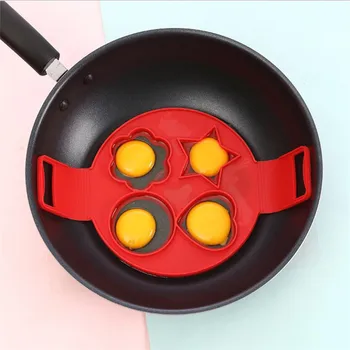 1 бр. Силикон незалепващо пръстен за приготвяне на яйчни палачинки, кухненски форми за печене на омлет, флип-надолу форма за приготвяне на яйца на пръстените