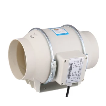 N0PF Тих 3/4-инчов канален вентилатор, високо вграден вентилатор, система за вентилация със смесен поток, вентилатор за кухня, вентилатор