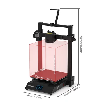 Tronxy 3d принтер impresora imprimante 3d XY-3 PRO V2 директен Екструдер Безшумен ръководство ролка Гъвкав Материал 3D принтер