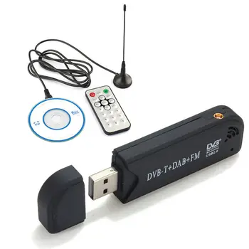 USB 2.0 Цифров DVB-T СПТ DAB FM HDTV сигнал на цифровата ТЕЛЕВИЗИЯ карам ключ радио тунер приемник адаптер