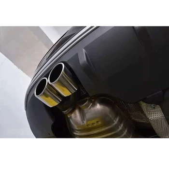 Авто дифузер на задната броня, спойлер за Audi Q5 Sport Utility, 4 врати, 2010-2013, сив заден дифузьор, перваз с выхлопом и топчета