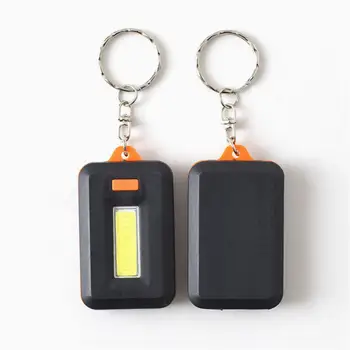 Мини COB led фенерче преносим ключодържател Осветление за обслужване на автомобила външно с карабинер за къмпинг, туризъм, риболов, разходки