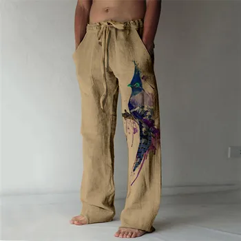 Панталони Y2k Плоски Разкроена Панталони Обикновените Гуандун Drawstring Ежедневни Панталони, Спортни Панталони-Евтина Цена
