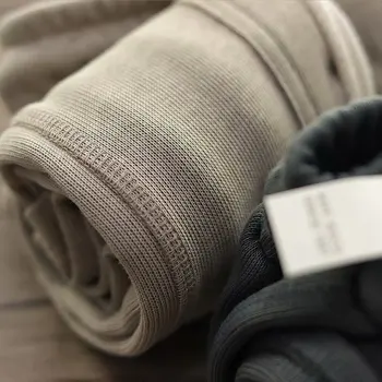 Плетени шорти за мъже от японски ретро памук, стари мързеливи, с еластична гумена лента за кръста, спортни свободни ежедневни панталони от пет елементи, мъжки