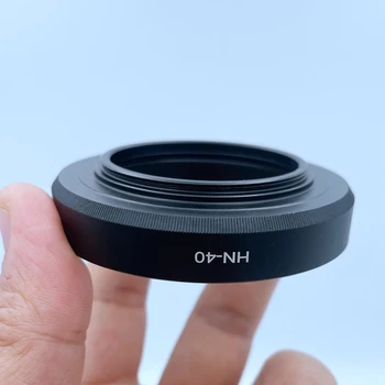 Сенник за обектив обектив HN-40 46 мм Метална сенник за обектив с Байонетным Стена за обектив Nikon Z DX 16-50 мм F3.5-6.3 VR Обектив на Камерата Черен