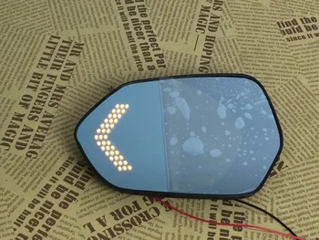 Синьо огледало за обратно виждане Osmrk за Ford focus 2012 с електрически нагревател, led динамичен странично сигнал на завоя, антирефлексно покритие, повишен общ преглед